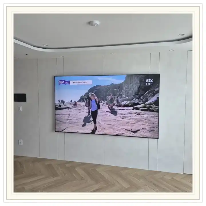 벽걸이TV 거치대 참고 사진 · e편한세상 옥정 메트로포레 설치 조건