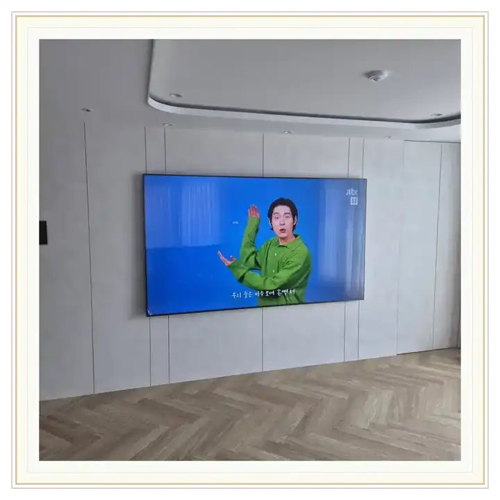 벽걸이TV 거치대 참고 사진 · e편한세상 녹양역 설치 조건